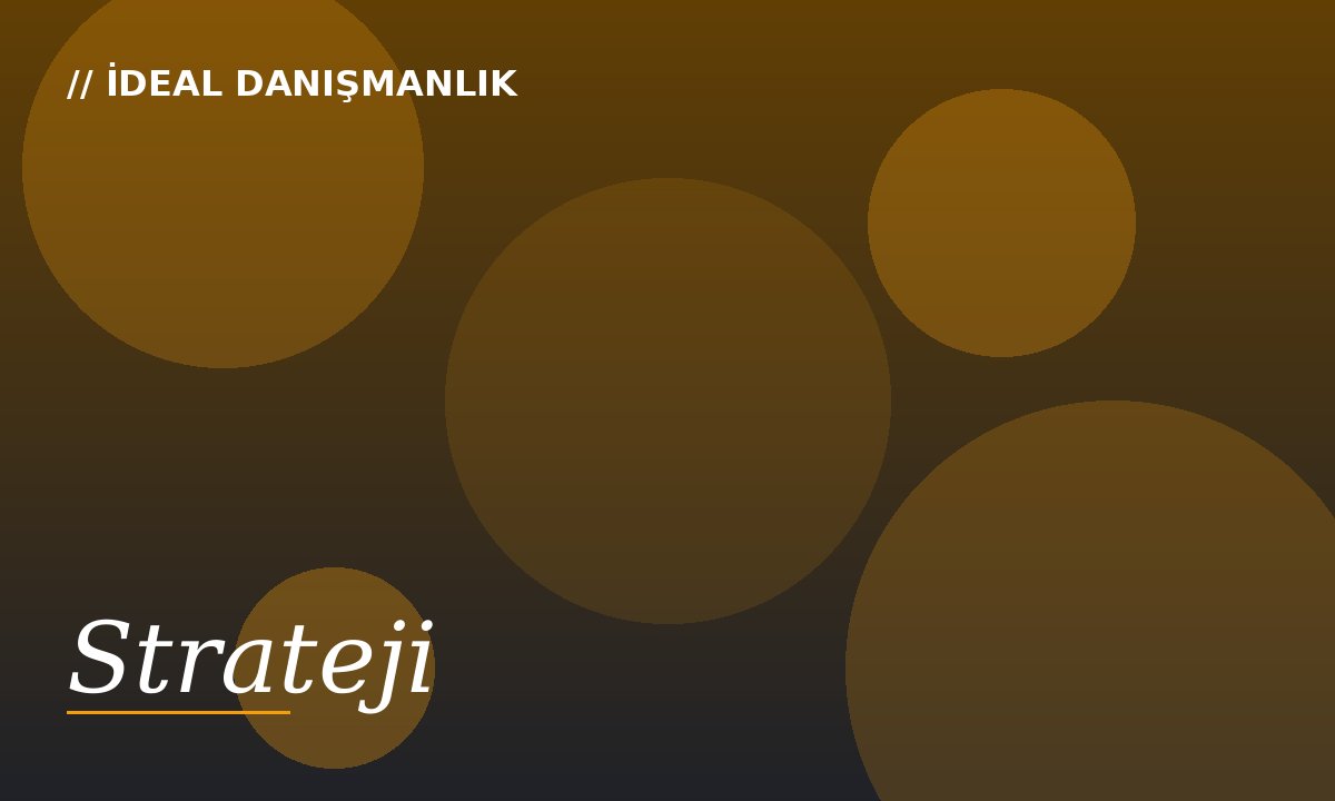 Strateji yazılan değil, yaşatılan bir disiplindir